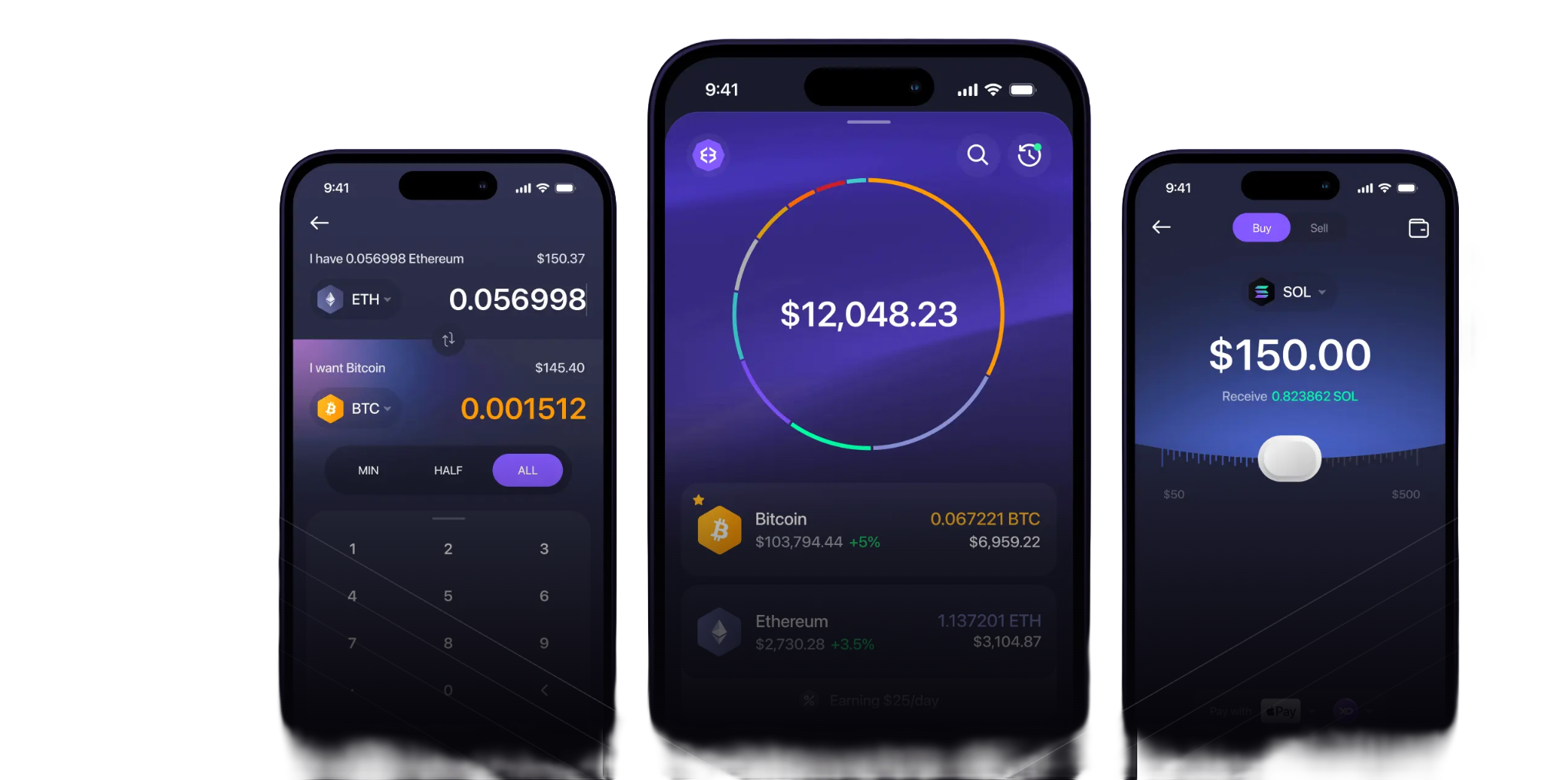 Exodus Mobile 移动版钱包资产界面